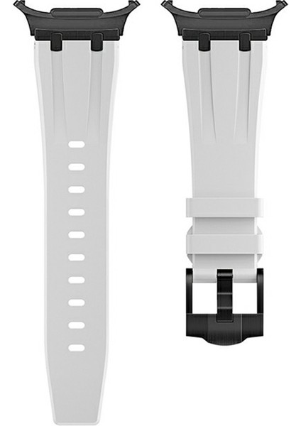 Samsung Galaxy Watch Ultra 47MM Saat Kayışı Yedek Silikon Saat Bandı - Siyah+Beyaz (Yurt Dışından) indirimleri