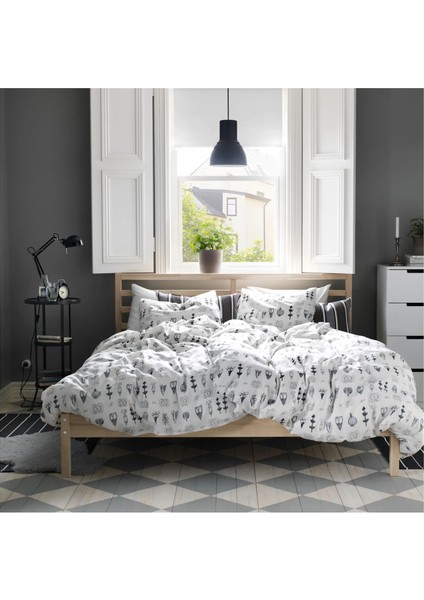 Tarva Lindbaden Çift Kişilik Karyola Çam 140 x 200 cm indirimleri