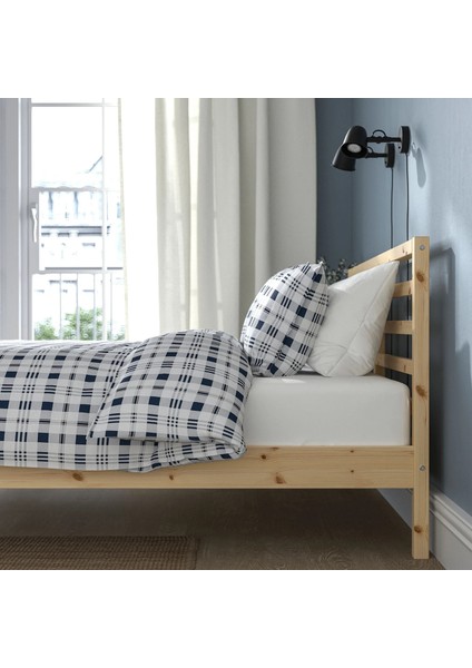 Tarva Lindbaden Çift Kişilik Karyola Çam 140 x 200 cm