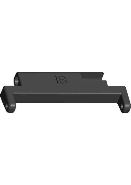 1 Çift Saat Kayışı Bağlantısı 18 mm - 22 mm Saat Kayışı Metal Adaptörü - Siyah (Yurt Dışından) modelleri