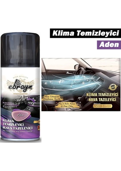 Klima Temizleyici Koku Bombası Klima Koku Giderici Sprey Aden