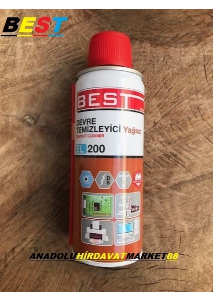 Best Kontak Spreyi Kontak Sprey Devre Temizleyici Yağsız 200 ml