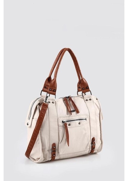 Abga Bej Cilt Omuz Çantası fiyatları