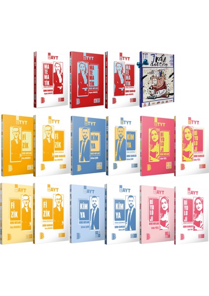 2026 Tyt-Ayt Sayısal (Matematik-Fizik-Kimya-Biyoloji Video Çözümlü Soru Bankası ve Ders Notları)