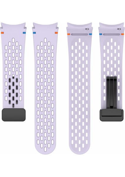 Samsung Galaxy Watch7/watch6/watch6 Classic/watch 5/watch 5 Pro/watch4/watch4 Classic/watch Fe Için Nefes Alabilir Spor Kayış - Mavi Silikon Saat Kayışı (Yurt Dışından) fiyatları