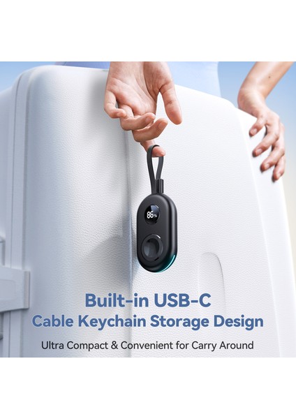 Joyroom JR-W09 Manyetik Kablosuz Saat Şarj Cihazı 2500MAH Dahili Tip-C Kablolu Güç Bankası (Yurt Dışından) indirimleri