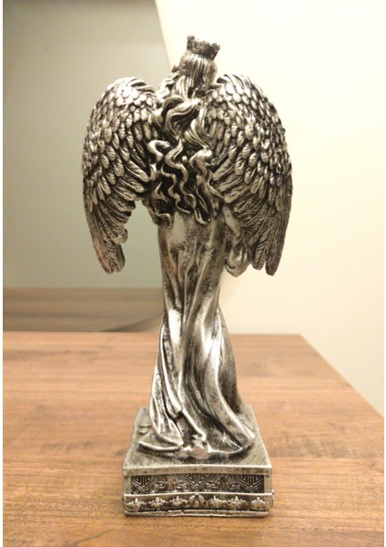 Tasarım Kanatlı Fortuna Biblo 27 cm Ev Dekor Dekoratif Hediyelik fiyatları