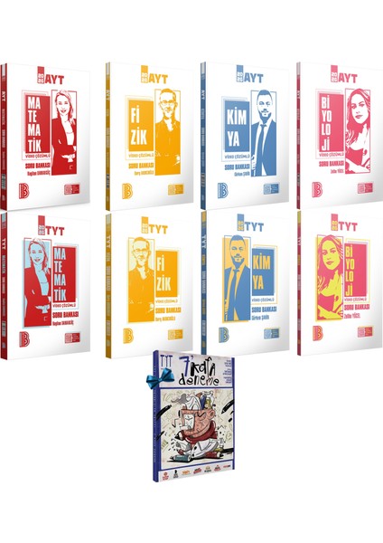 2026 Tyt-Ayt Sayısal (Matematik-Fizik-Kimya-Biyoloji Video Çözümlü Soru Bankası Seti)