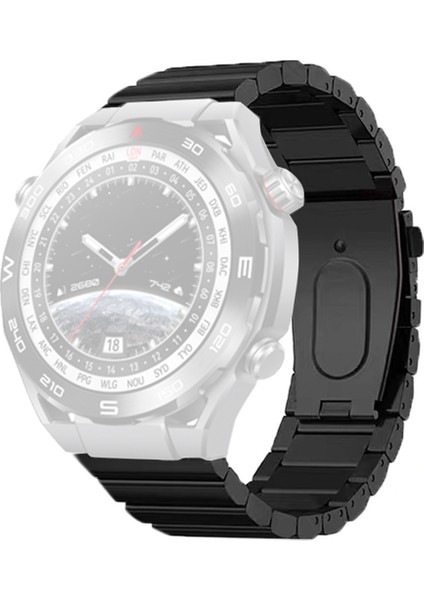 Huawei Watch Gt4/xiaomi Mi Watch/samsung Titanyum Alaşımlı Saat Kayışı 22 mm - Siyah (Yurt Dışından)