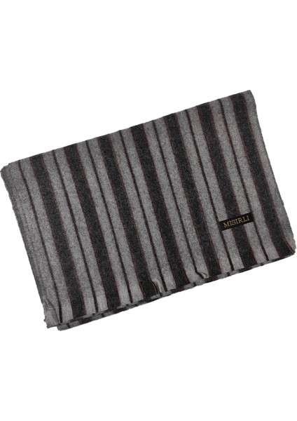 Erkek Yünlü Çizgili Kaşkol ( Atkı ) modelleri