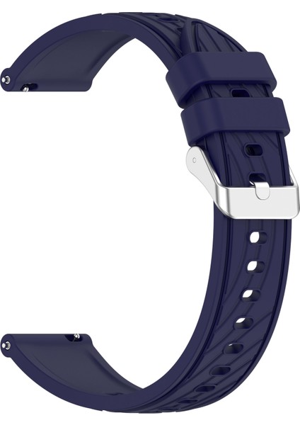 Huawei Watch Gt 3 42MM/SAMSUNG Galaxy Watch7/6/5/4/5 Pro Saat Kayışı 20MM Dokulu Silikon Bant-Mavi (Yurt Dışından) fiyatları