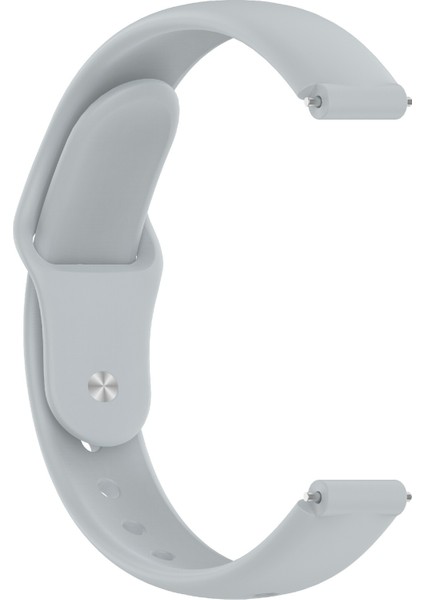 12 mm Evrensel Akıllı Saat Için Yedek Bant Ters Tokalı Silikon Saat Kayışı - Açık Gri (Yurt Dışından) indirimleri
