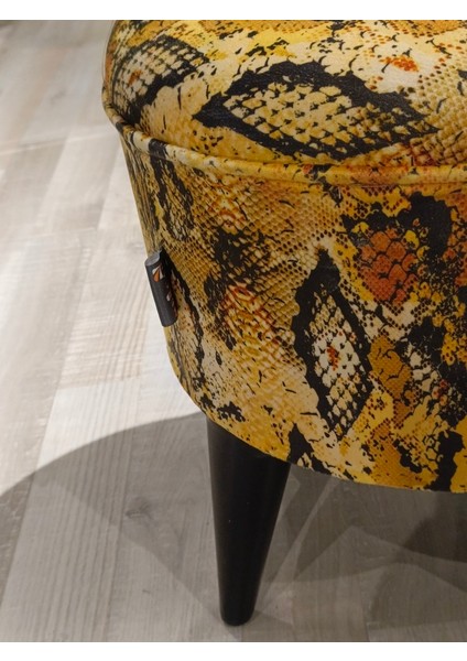 Mercanmobilya Leopar Desenli Puf Bench fiyatları