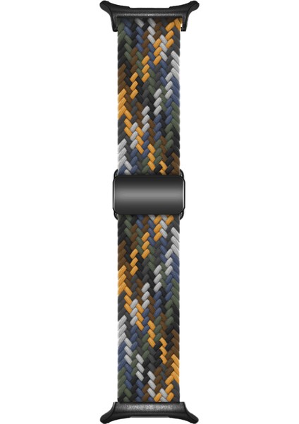 Samsung Galaxy Watch Ultra 47MM Örgülü Saat Kayışı Manyetik Bilek Kayışı - Kamuflaj Çok Renkli + Siyah Toka (Yurt Dışından) indirimleri