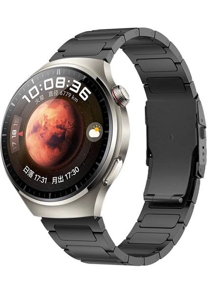 Huawei Watch Gt 2/3/4 46MM/XIAOMI Mi Watch/samsung Titanyum Alaşımlı Saat Kayışı 22MM-SIYAH (Yurt Dışından) indirimleri