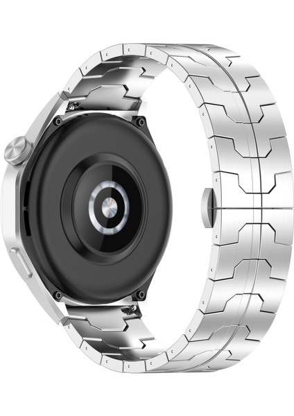 Huawei Watch Gt4/xiaomi Mi Watch/samsung Saat Kayışı 22 mm Titanyum Alaşımlı Bant - Gümüş (Yurt Dışından)