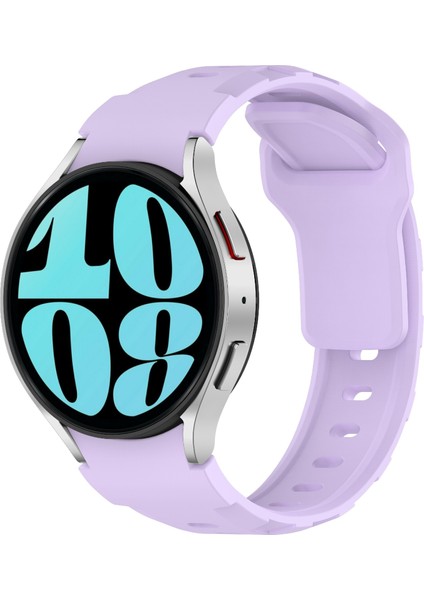 Samsung Galaxy Watch7 44MM/40MM Ayarlanabilir Saat Kayışı Için Kalebol Silikon Bant - Mor (Yurt Dışından) indirimleri