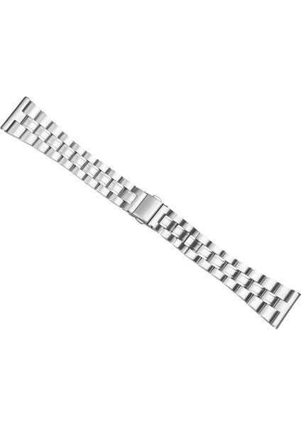 Samsung Galaxy Watch 46MM Paslanmaz Çelik Kayışlı Saat Bandı Katlanır Tokalı Gümüş (Yurt Dışından) fiyatları