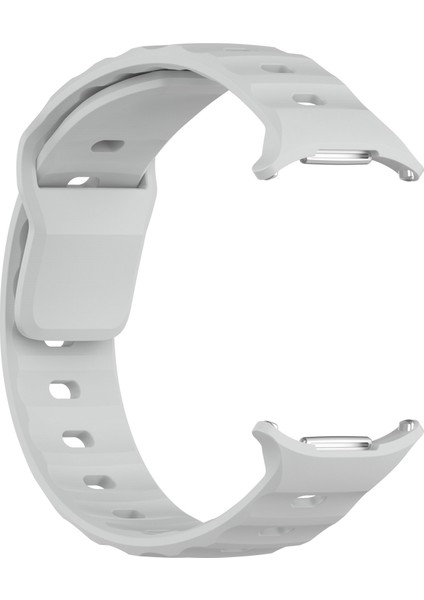 Samsung Galaxy Watch Ultra 47MM Saat Bandı Için Ayarlanabilir Silikon Bilek Kayışı - Açık Gri (Yurt Dışından) fırsatları