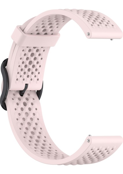Xiaomi Watch S4 Sport/samsung Galaxy Watch3 45MM/WATCH 42MM Silikon 22MM Çoklu Delikli Nefes Alabilir Saat Kayışı - Açık Pembe (Yurt Dışından) fırsatları