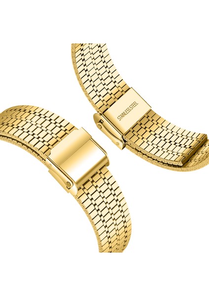 Samsung Galaxy Watch7 44MM 40MM Saat Kayışı 7 Boncuklu Paslanmaz Çelik Bileklik - Altın (Yurt Dışından) fiyatları