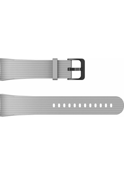 Samsung Galaxy Gear Fit2 Pro-Grey Için Dikey Çizgili Tahıl Silikon Akıllı Saat Kayışı Değişimi [küçük Boy] (Yurt Dışından) fırsatları