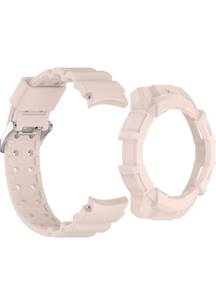 Samsung Galaxy Watch7 40MM Silikon+Tpu Saat Kayışı ve Saat Kılıfı - Pembe (Yurt Dışından) fırsatları