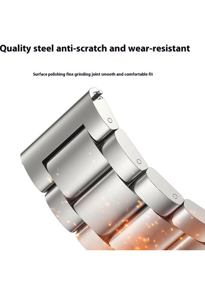 Samsung Galaxy Watch Ultra 47MM Saat Kayışı Paslanmaz Çelik Yedek Kayış-Siyah (Yurt Dışından) modelleri