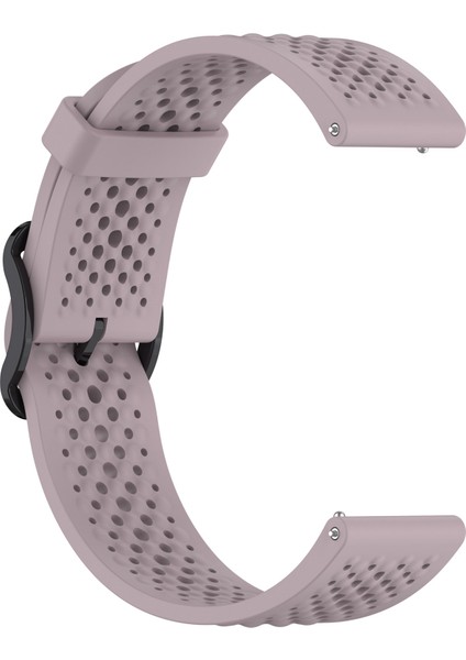 Xiaomi Watch S4 Sport/samsung Galaxy Watch3 45MM/WATCH 42MM Silikon 22MM Çoklu Delikli Nefes Alabilir Saat Kayışı - Mor (Yurt Dışından) fırsatları