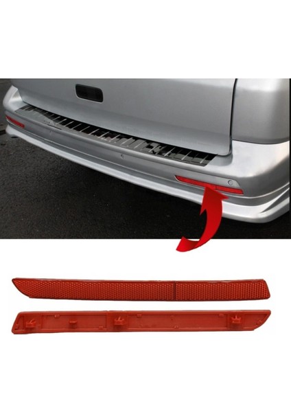 Volkswagen Transporter T6 Sag Arka Tampon Reflektörü 2011-2015 535524604