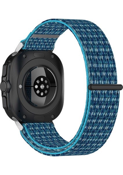 Kalebol Samsung Galaxy Watch Ultra 47MM Saat Kayışı Sihirli Bant Örgülü Naylon Bileklik - Okyanus Mavisi (Yurt Dışından)