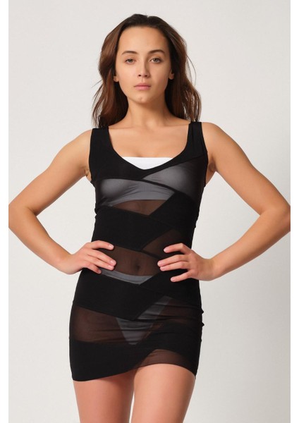 Siyah Mı Emay 2934 Toparlayıcı Elbise Lazer Korse