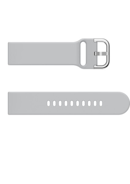 Samsung Galaxy Watch 42MM Için 20MM Silikon Saat Kayışı, Düz Renkli Ayarlanabilir Saat Bilek Bandı - Gri (Yurt Dışından) fiyatları