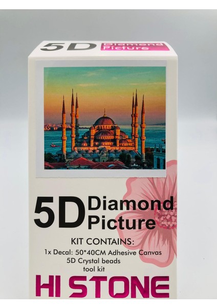 50X40 Boncuklu Ayasofya Taş Mozaik Elmas Goblen Pano Tablo Resim Boncuk Puzzle Dıamond Paıntıng Hı Stone fiyatları
