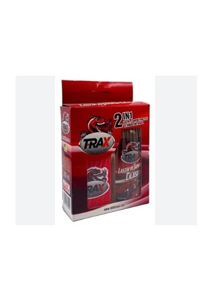 T-Rax Lastik ve Tampon Parlatıcı Cila Set Jel Süngerli 200ML