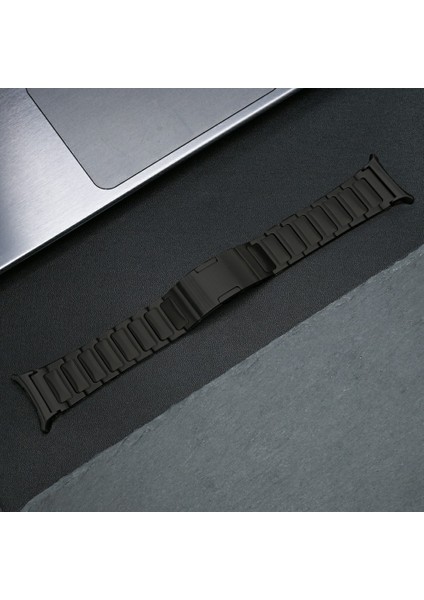 Samsung Galaxy Watch Ultra 47MM Yedek Saat Kayışı Katlanır Tokalı Titanyum Alaşımlı Kayış - Siyah (Yurt Dışından) indirimleri