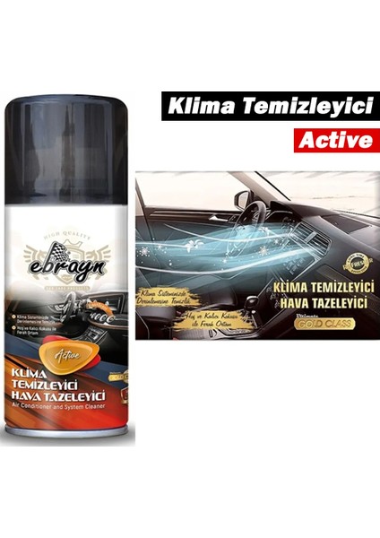 Klima Temizleyici Koku Bombası Klima Koku Giderici Sprey Active