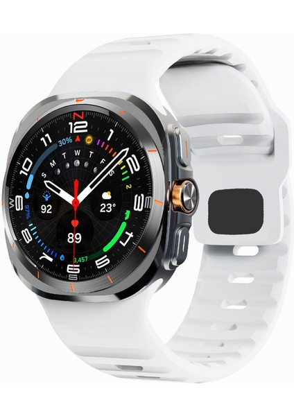 Samsung Galaxy Watch Ultra 47MM Silikon Saat Kayışı Nefes Alabilir Spor Saat Kayışı-Beyaz (Yurt Dışından) fiyatları