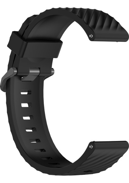 Samsung Galaxy Watch3 45MM/GALAXY Watch 46MM Saat Kayışı 22MM Silikon Saat Bandı-Siyah (Yurt Dışından) fiyatları