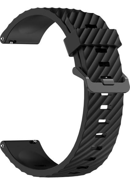 Samsung Galaxy Watch3 45MM/GALAXY Watch 46MM Saat Kayışı 22MM Silikon Saat Bandı-Siyah (Yurt Dışından) modelleri