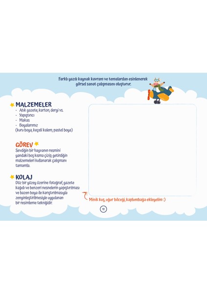 2.sınıf Bilgili GÖRSEL SANATLAR DEFTERİ
