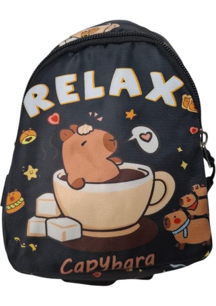 Kız Çocuk Capybara Model ve Figürlü Karışık Renk Sırt Çantası Askılı fiyatları