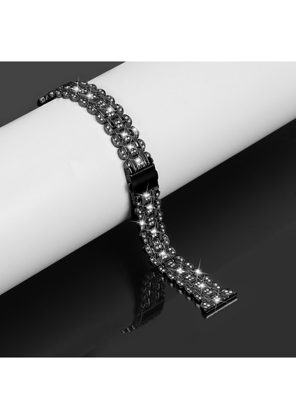 Samsung Galaxy Watch7 44MM/40MM Saat Bandı Için Yapay Elmas Dekorlu Akıllı Saat Kayışı-Siyah (Yurt Dışından) indirimleri