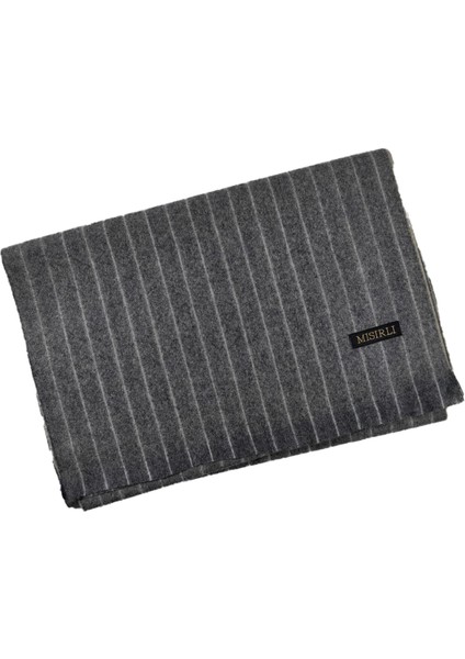 Mısırlı Eşarpları Erkek Yünlü Çizgili Kaşkol ( Atkı ) modelleri