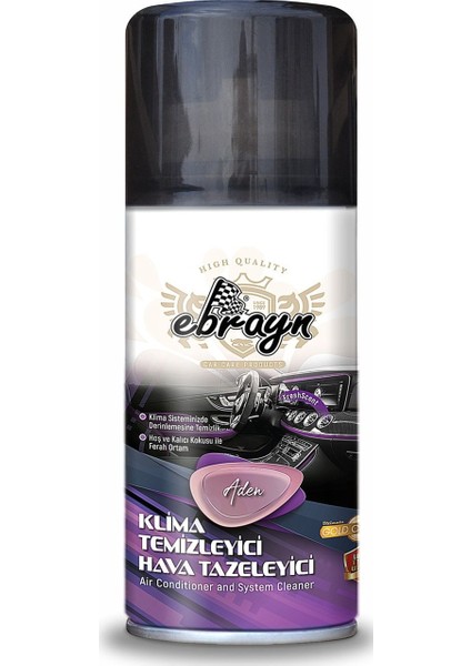 Ebrayn Oto Koku ve Klima Temizleyici Sprey 150 ml Koku Bombası Hk
