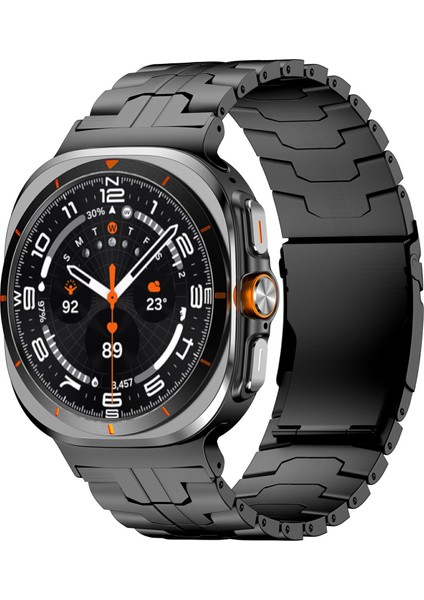 Samsung Galaxy Watch Ultra 47MM Saat Kayışı Titanyum Alaşımlı Bilek Kayışı ve Aleti - Siyah (Yurt Dışından) fiyatları
