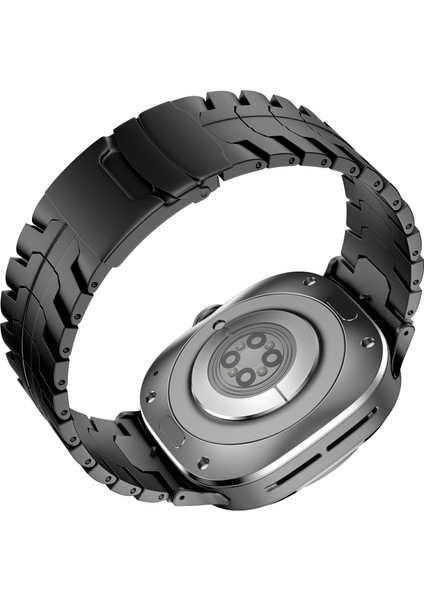 Samsung Galaxy Watch Ultra 47MM Saat Kayışı Titanyum Alaşımlı Bilek Kayışı ve Aleti - Siyah (Yurt Dışından) fırsatları