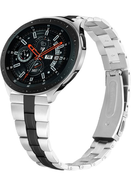 Samsung Galaxy Watch 46MM/GEAR S3 Classic/frontier-Black Için Paslanmaz Çelik Zincir Üç Boncuklu Toka Tasarımlı Saat Kayışı Değişimi (Yurt Dışından) fiyatları