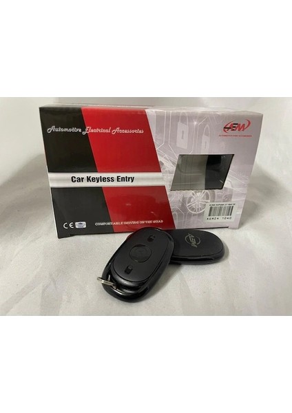 Aem Merkezi Kilit Için Açma Kapama Kumanda Seti Siyah 2t Yeni Tip