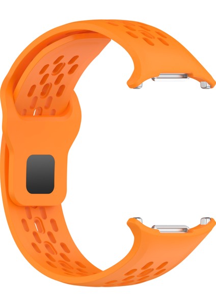 Samsung Galaxy Watch Ultra 47MM Floro Ka Saat Kayışı Için Çok Delikli Nefes Alabilir Kayış - Turuncu (Yurt Dışından) indirimleri